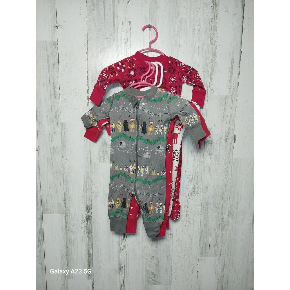 Hanna Andersson 0-3 Months Pajama Lot Of 5